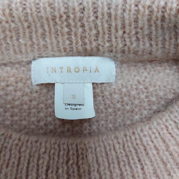 Intropia Textured Sweater in Nude - Mohair / Wool Blend with Bobbles - Picture 5 of 10